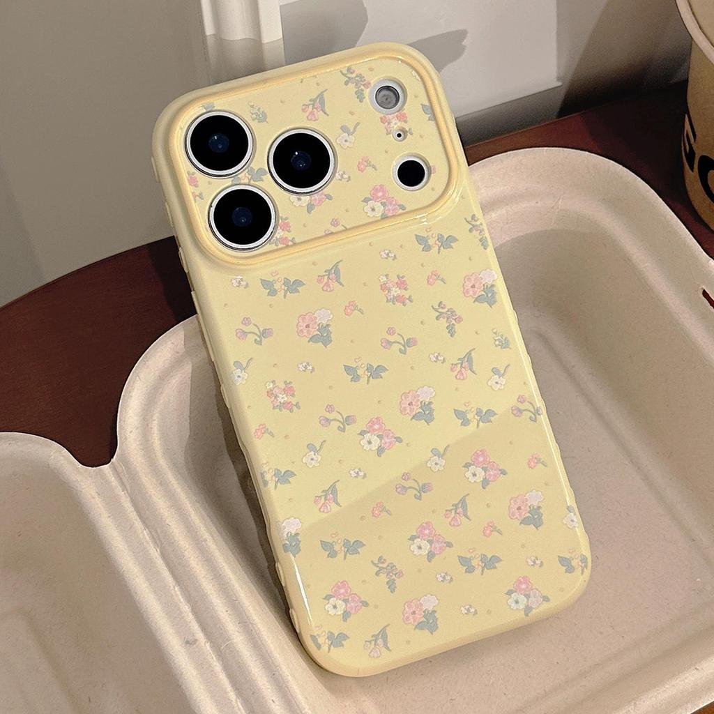 Blumenmuster Handyhülle für iPhone 16, iPhone 17 und iPhone 17 Pro Max