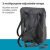 Save Space Walker Bag Folding Compact Mobility Organizer Rollator Side Storage  Bag  Elderly