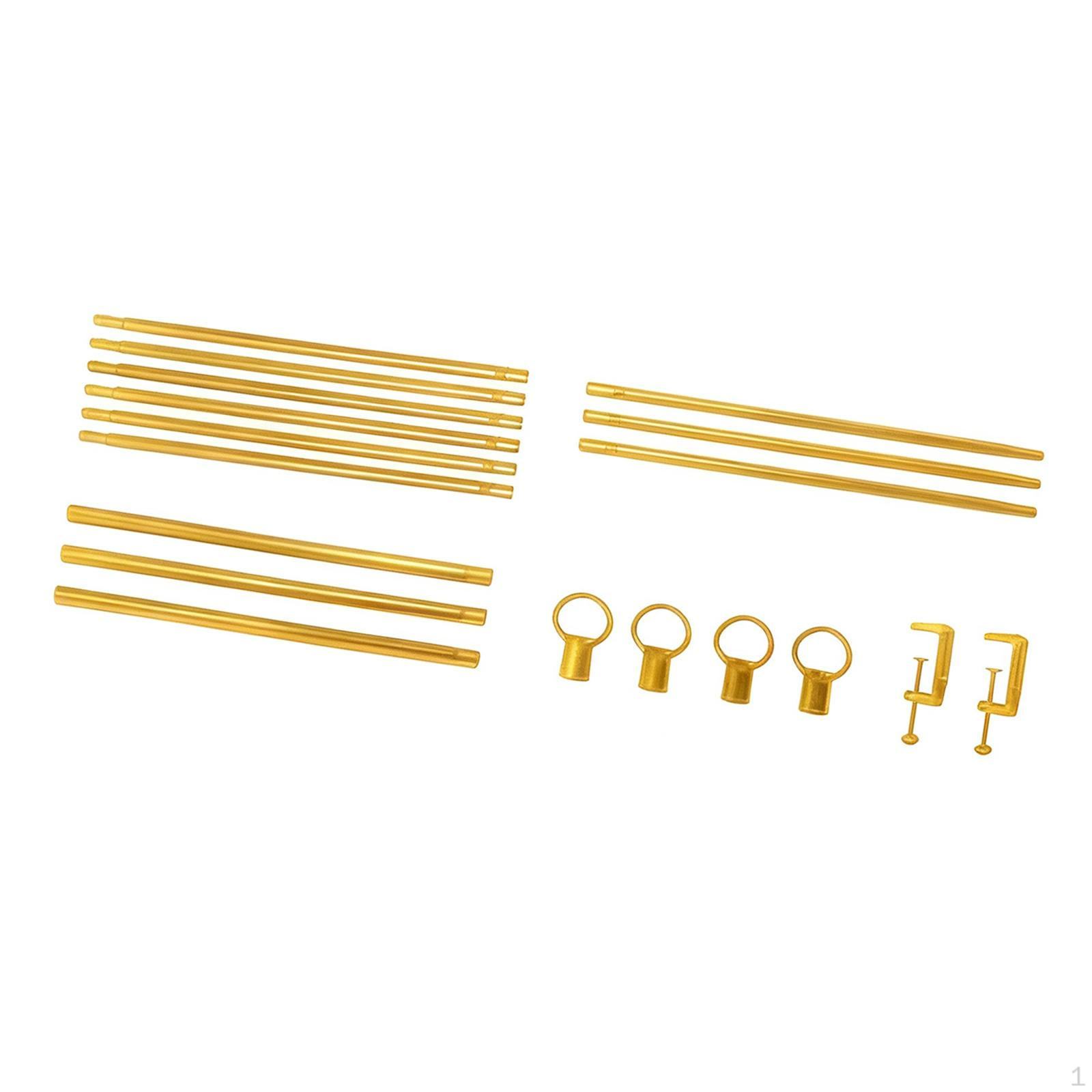 

over The Table Rod Stand Backdrop Multifunctional Gold Arch Hanging Accessory for