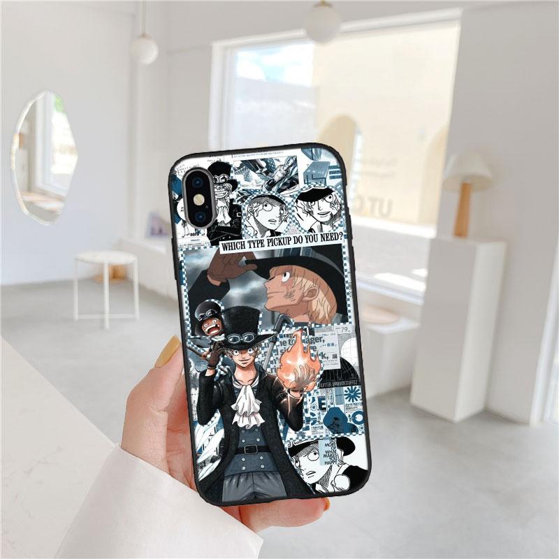 FM42 One Piece Sabo Soft Shell Phone Case for Redmi Note 8 9 Pro Max 9S 9T 9C NFC 8T 8A 10A A4