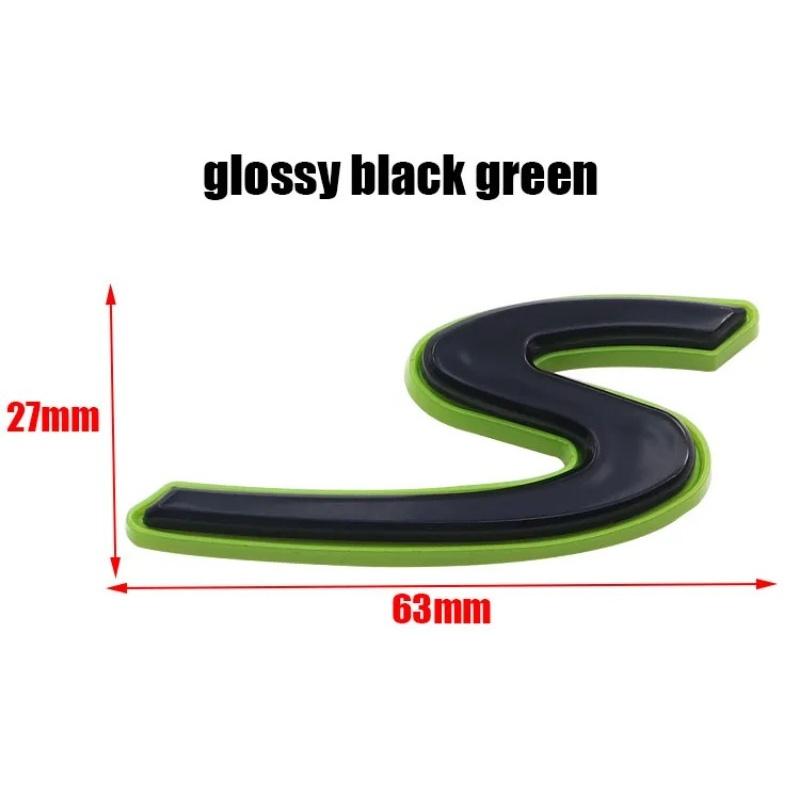 1pcs 3D S Car Emblem Badge Sticker Styling Accessories