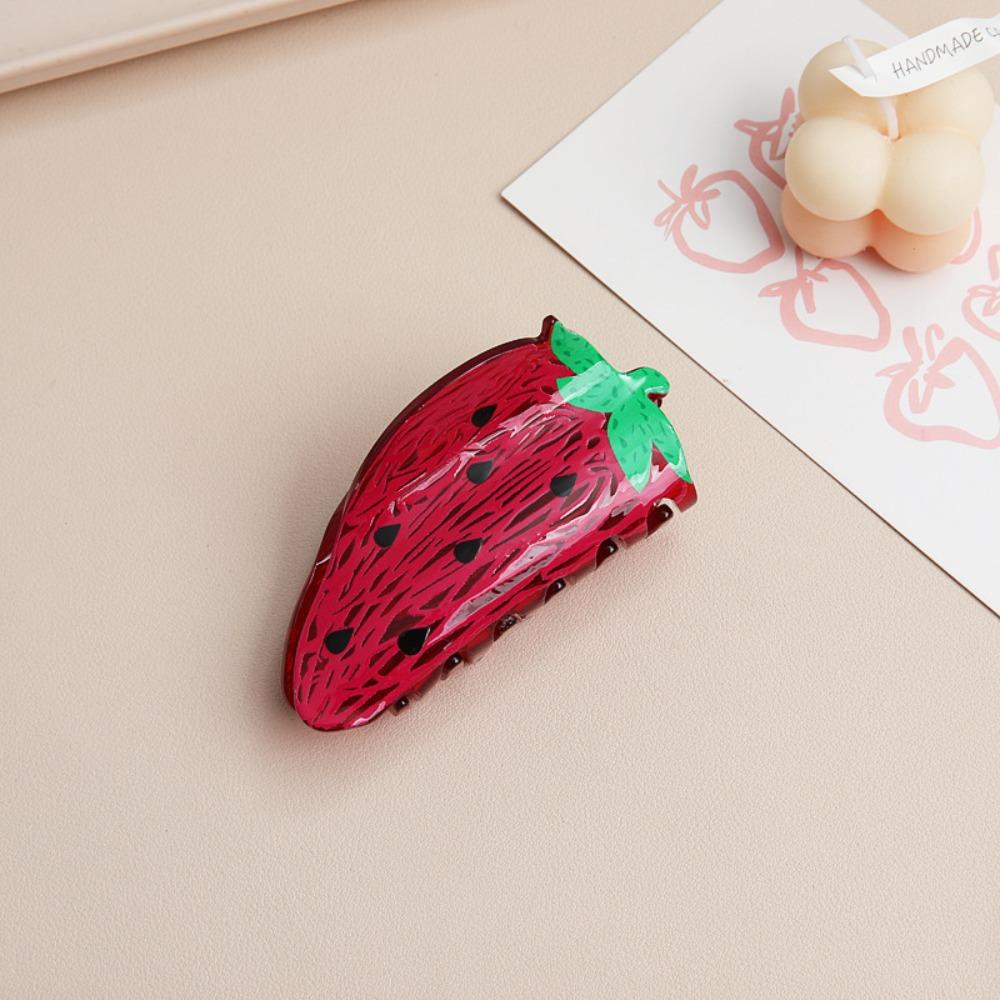 

Заколки-крабики для волос у корейському стилі, мультяшні, для потилиці, милі жіночі заколки для волосся, жіночі аксесуари для волосся strawberry