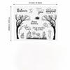 Transparent TPR Stamp Rectangle Silicone Stamp Paper Craft Transparent Stamp  Handcraft Lover