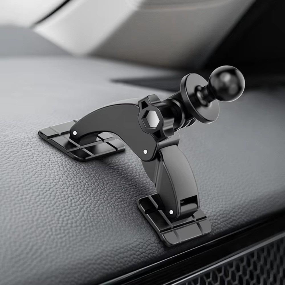 Dual Adhesive Base Ball Head Car Mount 360 Degree Rotation Dashboard Mount  Vehicle Use