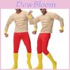 Halloween Costume With Polyester Fabric Funny Muscle Suit For Party Dress Up
