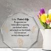 2D Flat To Pastor's Wife Appreciation Gifts Acrylic Desk Decor Plaque, Home Decor Plaque Hanging Wall Art Decorative Garden Decoration for Room Door S