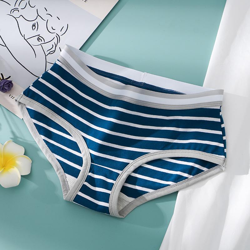 Women's Striped Underwear Women's Triangle Underwear Cotton Women's Plus Size Triangle Underwear