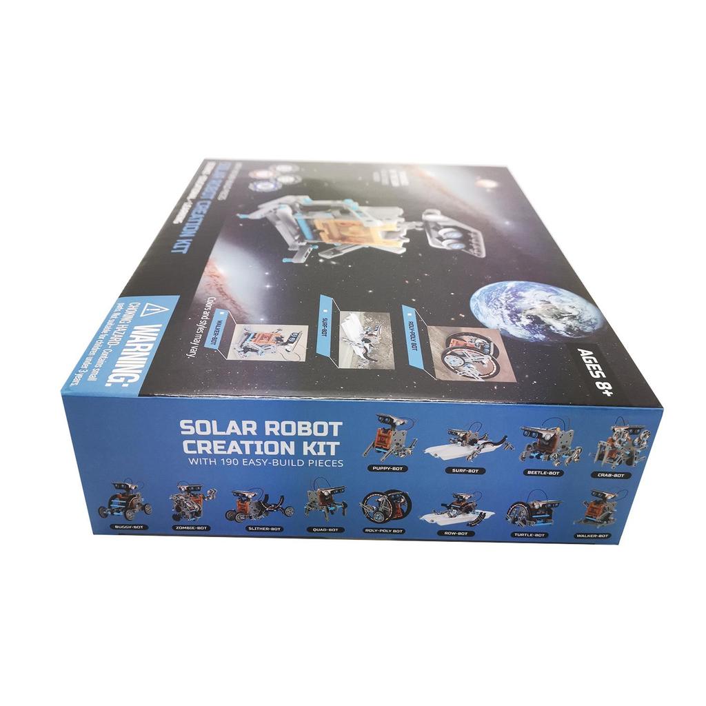 13-in-1 DIY Solar-Powered Toy Car & Intelligent Robot Kit