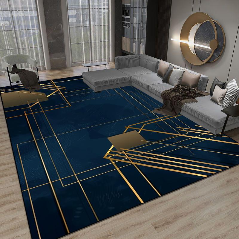 Modern Carpets for Living Room Nordic Light Luxury Bedroom Decoration Carpet Non-slip Sofa Coffee Table Floor Mats Washable Rug