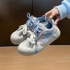 Popular Niche Color Matching German Training Shoes Women's 2025 Spring New Inner Height Increase Breathable Forrest Gump Shoes Pair of Shoelaces Versa