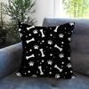 Fashion Black Cat Paw Cushion Cover Pillowcase Upholstery Sofa Throw Pillow Home Decor Pillowcas
