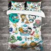 Anime Octonauts Bedding Set Boys Girls Twin Queen Size soft Duvet Cover Pillowcase Bed Kids Adult for Fashion Home bedroom