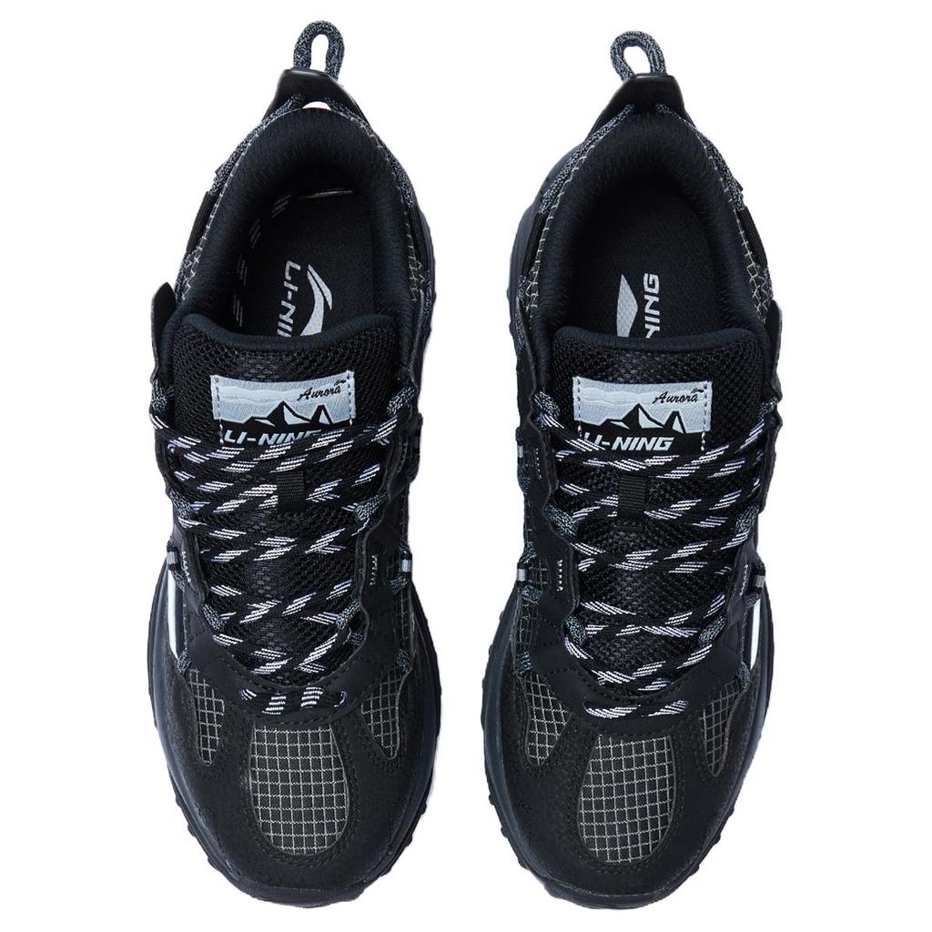 LiNing Aurora Wind V2 Durable Low-Top Lifestyle Shoes Women Sneaker Black AGCT056-3