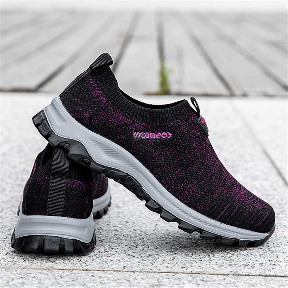 Fashion Without Laces Demi-season Women's High Sports Shoes Flat Shoes Luxury Boot Due To Women Sneakers Lux Health Sho Minimalist