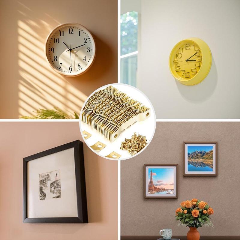 Frame Hardware for Concealed Hanging Reusable Concealed Picture Hanging Hardware Wall Mounts Frames Paintings DIY Home Decor Set