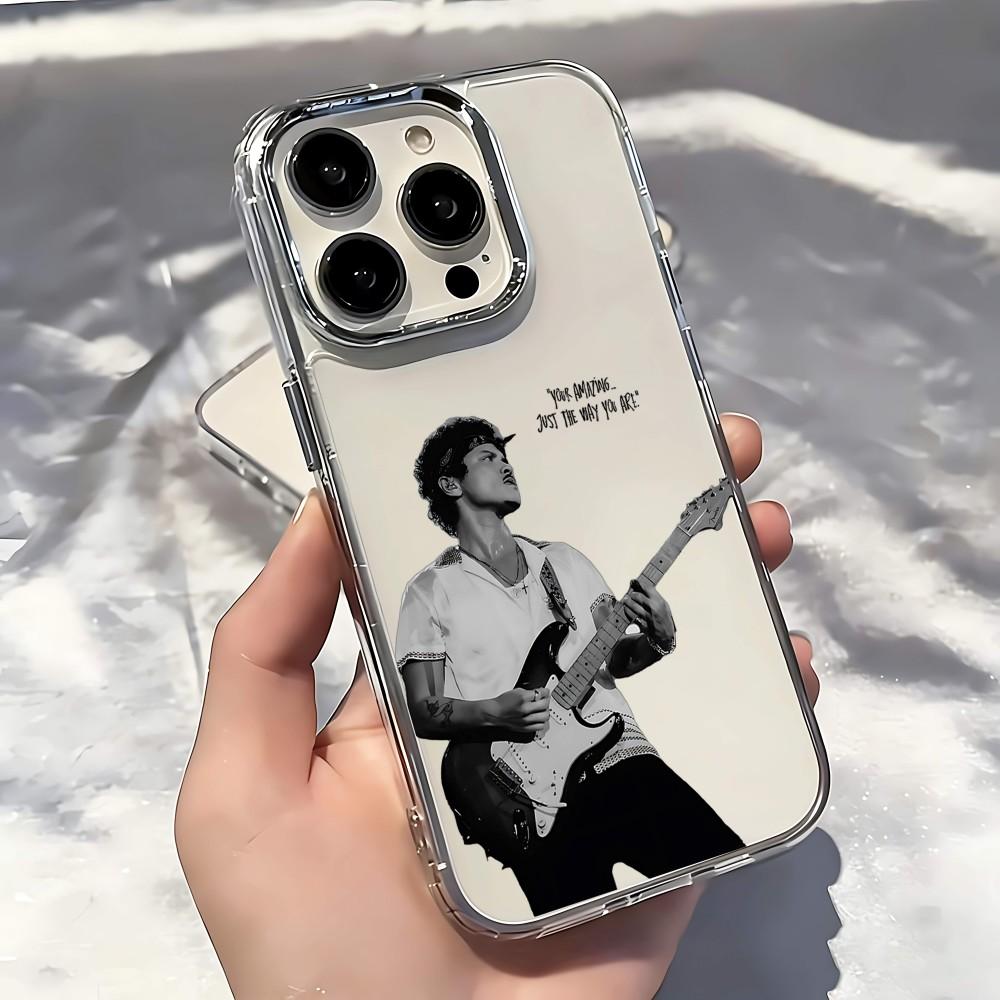 

Phone Case For iPhone 17 16e 16 15 14 13 12 11 mini Pro Max X XR XSMAX 8 7 Air Plus Transparent Soft Cover Hot Brunos M-Mars iPhone 15