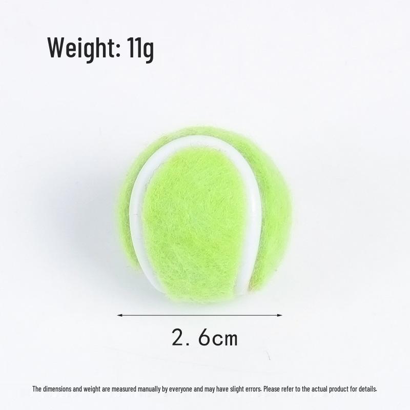 Mini Plush Tennis Ball Keychain - Creative DIY Sports Bag Pendant and Photography Prop