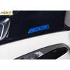Blue Aluminum Memory Seat Button Switch Cover Trim 3* For Kia Carnival -