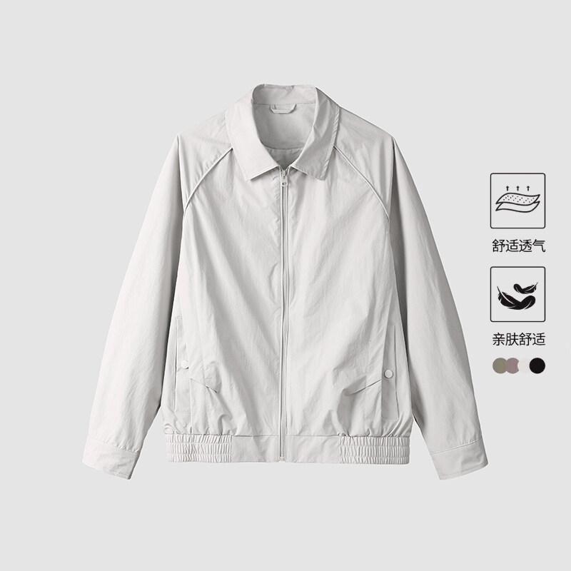 Spring New Old Money Style Solid Color Line Deconstruction Splicing Lapel Casual Double Zipper Executive Jacket Top
