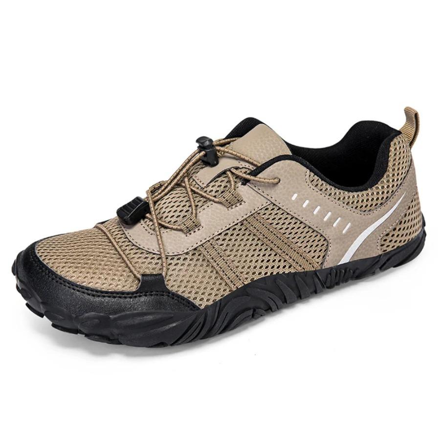 

2025 Men s casual sports shoes, anti-slip hiking and mountaineering shoes, large-sized 48-width foot mesh breathable men s shoes 38 сірий колір