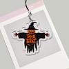Halloween Pumpkin Ghost Ornaments for Cars 2D Acrylic Rearview Mirror Holiday-themed Decorative Pendants Pendant Keychain