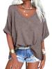 2024 European & American Women's Plus Size Casual Short-Sleeve Loose T-Shirt