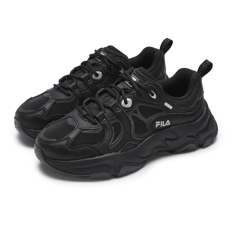 New FILA MARS 3 Abrasion Resistant Low Top Running Shoes Men's Black F12M442102FBK