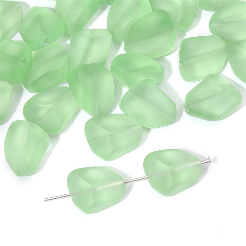 

Хрустальные стеклянные бусины с плоским камнем, матовая поверхность, свободные бусины-разделители для DIY ожерелья, браслета, изготовления ювелирных изделий 10pcs зелёный