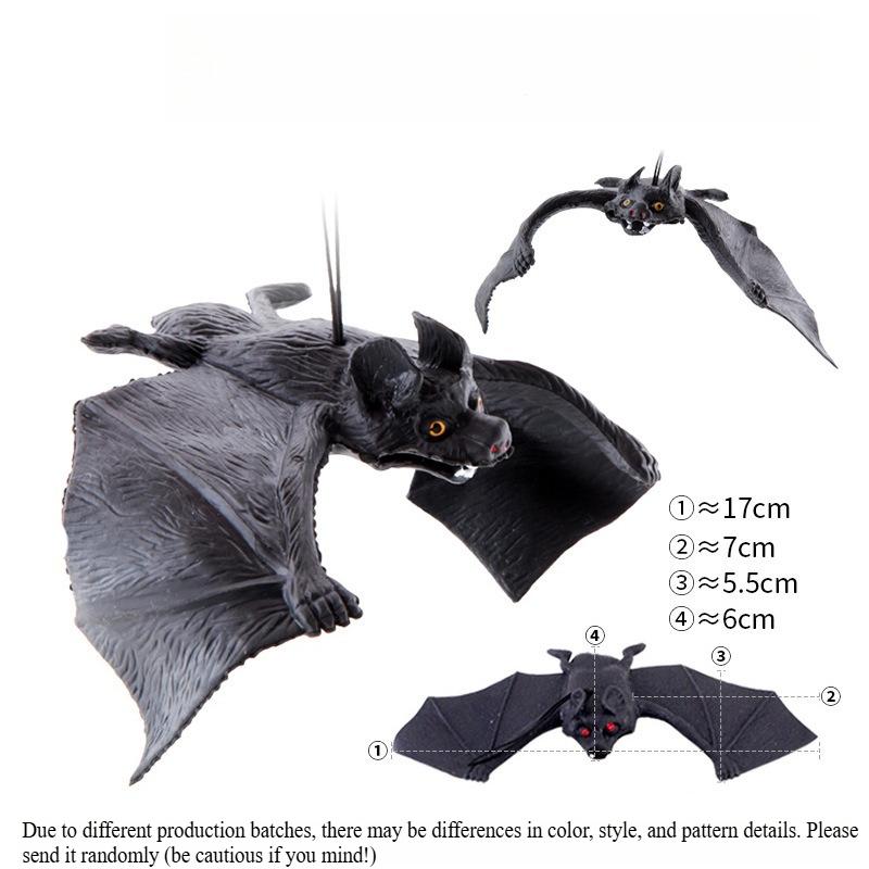 Halloween Hanging Bat Ornaments Realistic Simulation Holiday Party Decor Halloween, Day of the Dead Decorations Hangable Design