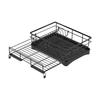 Expandable Over Sink Dish Rack Metal Open Wire Drainer for Plates Bowls Cups and Everyday Dish Drying Tasks for Household Use