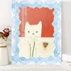 1 Roll Vintage Cat-Inspired Boutique Corsage Accessory Whimsical Cat-Shaped Lapel Pin for Winter Fashion 7.5x10cm