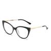 TR90 Anti Blue Light Cat Eye Glasses Women Luxury Designer Retro Eyeglasses for Ladies Optical Frame Fashion