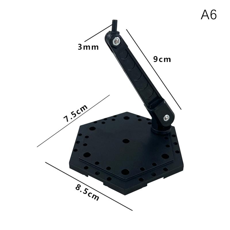 Innovativer und praktischer handgefertigter Puppen-DIY-Halter Actionfigur Modell Basis Displayständer Schwarze Halterung für 1/144 Hg Rg