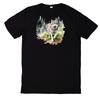 T-Shirt Aquarell Wolf Motiv BaumwolleWird in neuem Fenster oder Tab geöffnet
