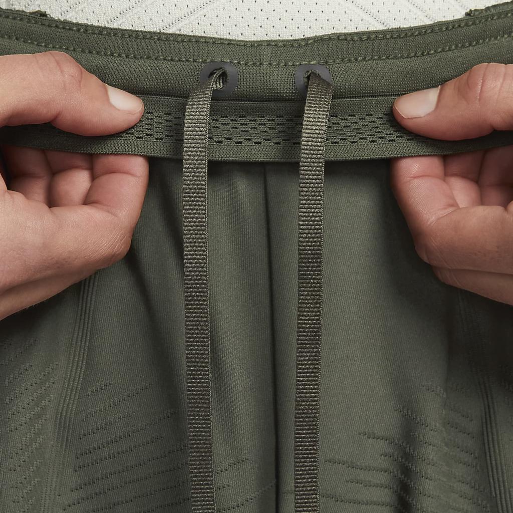 New Nike F.C. Barcelona Strike Elite Soccer Shorts Men's Olive Green DX2963-355