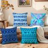 Stylish Creative Print Design Cushion Cover Premium Comfort Reversible Pillow Cove In One Design for Any Room Car Interior