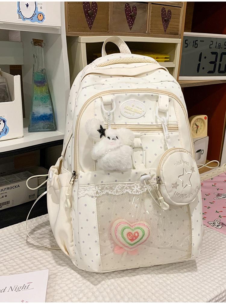 Schoolbag women's backpack primary school students large capacity cute Korean girl pain bag backpack new backpack