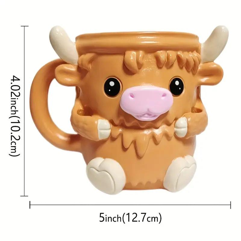 Highland Cow Ice Cream Pint Holder (In Stock)