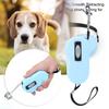 Retractable Dog Leash - Heavy Duty Pet Leash Nylon Reflective Tape,  d Lock(Pink)