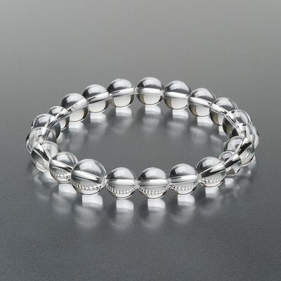 Buddhist Altar Shop Takita Shoten Specially Selected Bracelet Prayer Beads Natural Stone Bracelet Genuine Crystal 10mm Beads Inner Circumference 17cm