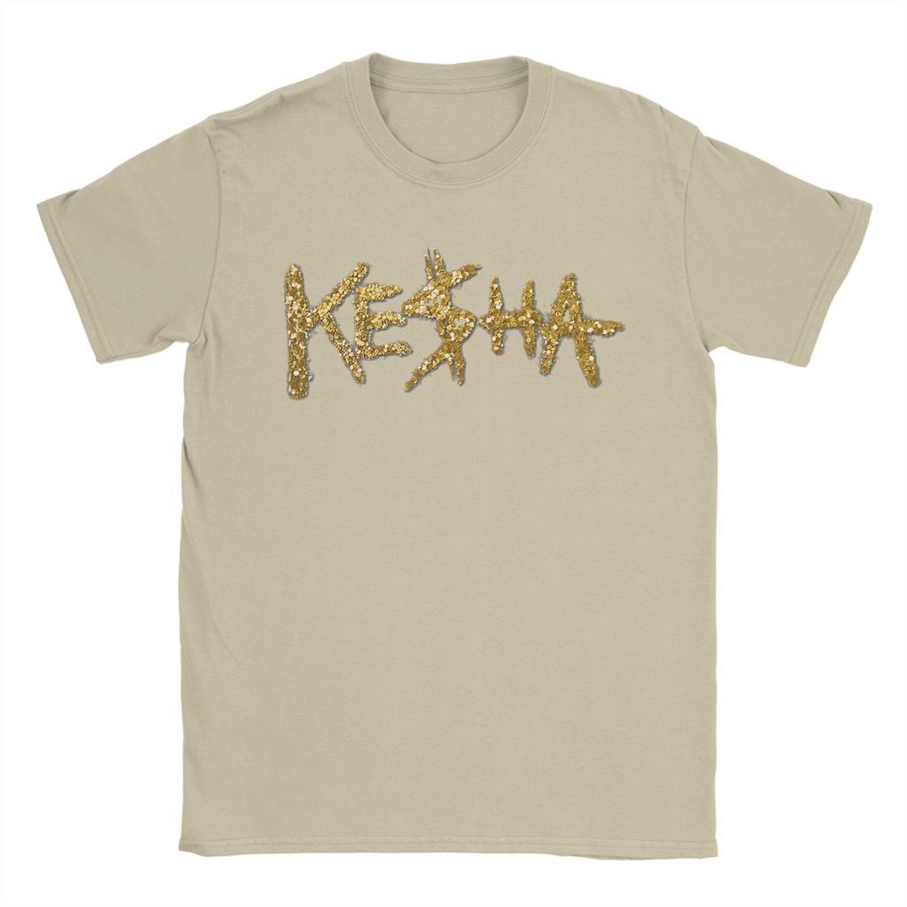 Kesha T Shirt Men 100 Cotton Leisure TShirt Round Collar Tees Short Sleeve Clothes Adult