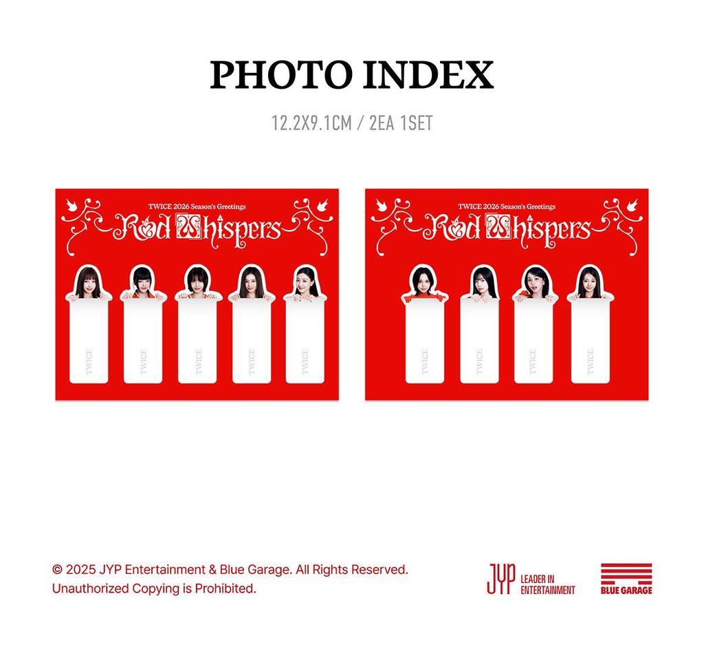 [Pre-Order] TWICE [RED WHISPERS] 2026 SEASON'S GREETINGS