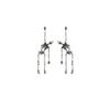 Halloween Horror Funny Skull Rack Earrings Female, Creative Personality Hip Hop Premium Sense Diablo Gothic Earrings