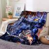 World of Warcraft Blanket Game Cosplay Blanket 3D-Printed Super Soft Blanket Flannel Blankets for Adults & Kids Home Decor