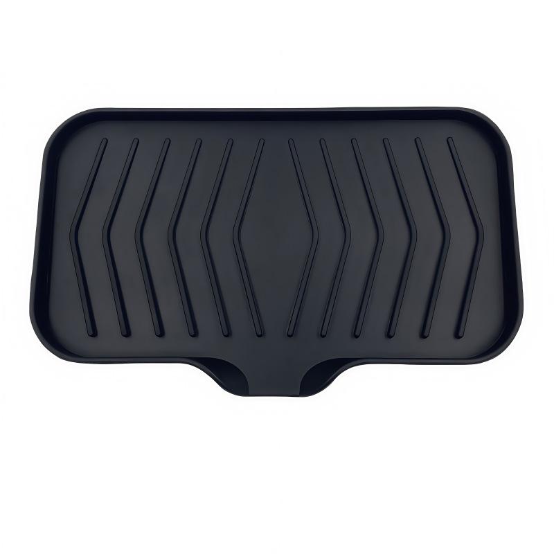 

1Pc Self Draining Soap Bar Holder Silicone Kitchen Sink Soap Dish Sponge Tray Counter Caddy Organizer for Dish Soap Dispenser чёрный