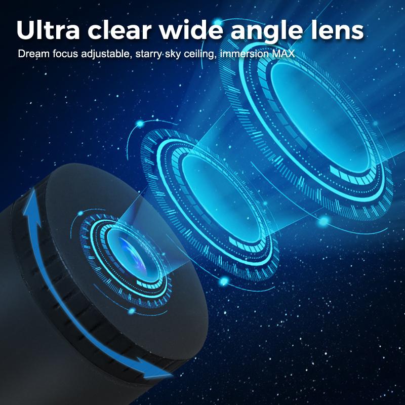 Usb Star Moon Projector Light With Adjustable Focus Plug And Play For Car Bedroom Home Decor