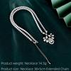 Necklace Women's Light Luxury Design Fashionable Earring Set Fashionable Jewelry Collarbone Chain Daily Accessories