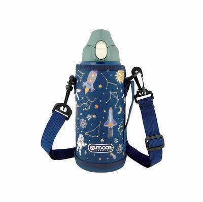 Toa Metal OUTDOOR PRODUCTS Stainless Steel One Push Bottle 700ml For Cold Storage Only Children's [Space] 314-314