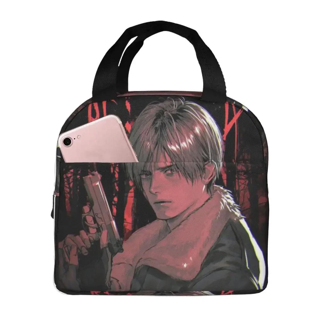 Leon Kennedy Insulated Lunch Bag for Women Office Cooler Thermal Food Box Tote Portable Lunch Boxes Container