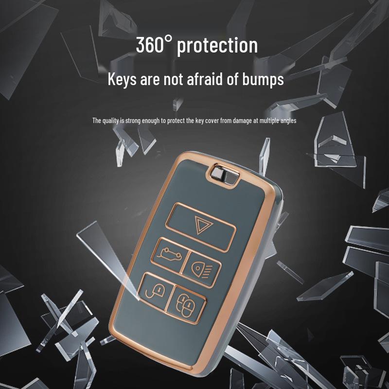 Compatible Luhu Jiebao Key Cases for Range Rover Velar, Evoque, Discovery 4, Sportage, and Defender.